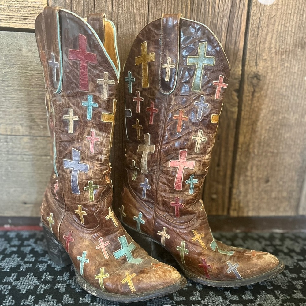Old gringo cross boots 7